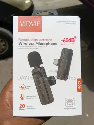 Vidvie MC03 Wireless Lavalier Microphone for Smartphones