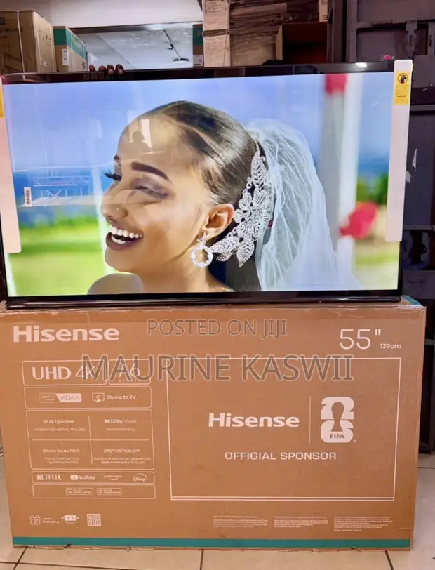Hisense 55-Inch Smart A6 Series 4K UHD TV - 1