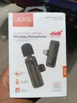 Vidvie USB-C MC03 Portable Wireless Microphone - Black - 1