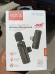 Vidvie USB-C MC03 Portable Wireless Microphone - Black - 2