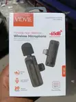 Vidvie USB-C MC03 Portable Wireless Microphone - Black - 3