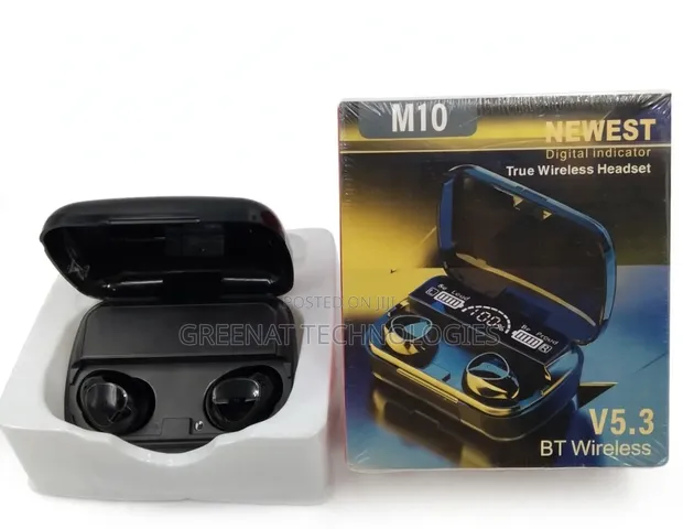 M10 Newest True Wireless Headset V5.3 BT Earbuds - 1