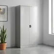2-Door Steel Metallic Office Storage Cabinet - 2