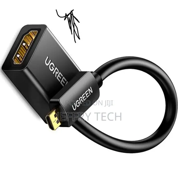 Ugreen Micro HDMI to HDMI Adapter - 4K 60Hz (1 Year Warranty) - 1