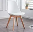 Brand New Eames Style Padded Dining Chair - 1
