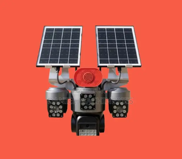 CCTV Solar Camera Dual Panel, SD & SIM Card - 1