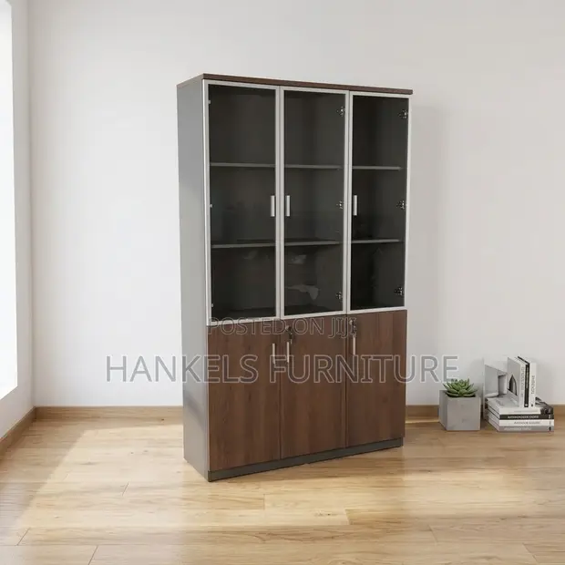 Executive Wooden Office Cabinet - 1