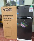 Von 125L Double Door Fridge | Direct Cool Refrigerator - 1