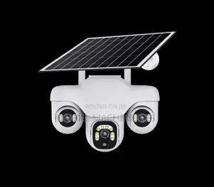 3-Lens 360 PTZ Solar IP Camera