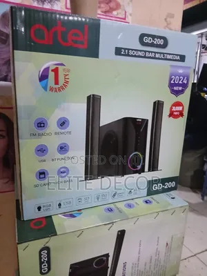Artel V527 2.1CH Tall Boy Subwoofer System | Bluetooth, USB, FM