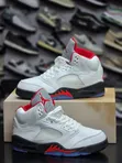Designer Air Jordan 5 Retro 'Fire Red' Sneakers - 1