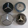 4pc Mercedes-Benz Alloy Rims Wheel Hub Caps Emblems - 2