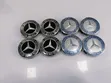Replacement 4pc Mercedes-Benz Wheel Hub Caps with 3-Star Design - 1