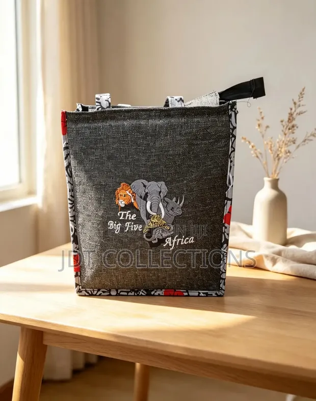 African Print Tote Bag - 1