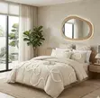 Three-Dimensional Chenille Duvet Cover Set (6x7 & 6x6) - 2