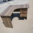 Modern L-Shaped Office Desk with 3 Drawers & Cable Management - 3