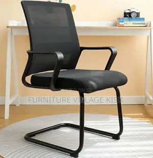 Black Mid-Back Visitor Chair