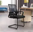 Black Mid-Back Visitor Chair - 2