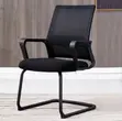Black Mid-Back Visitor Chair - 3
