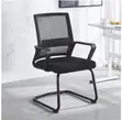 Black Mid-Back Visitor Chair - 5