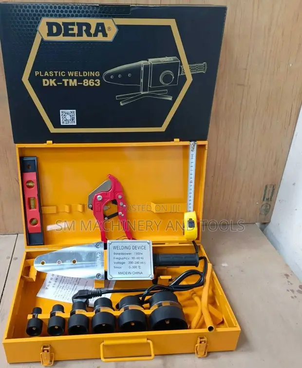Dera DK-TM-863 Plastic Pipe Welding Machine Set - 1