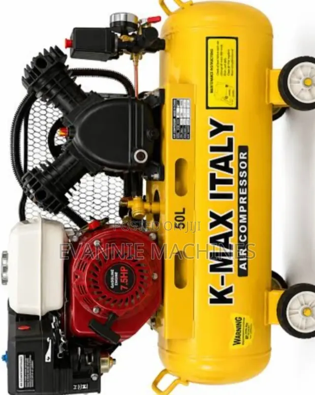 K-Max Italy 50L Petrol Air Compressor - 1