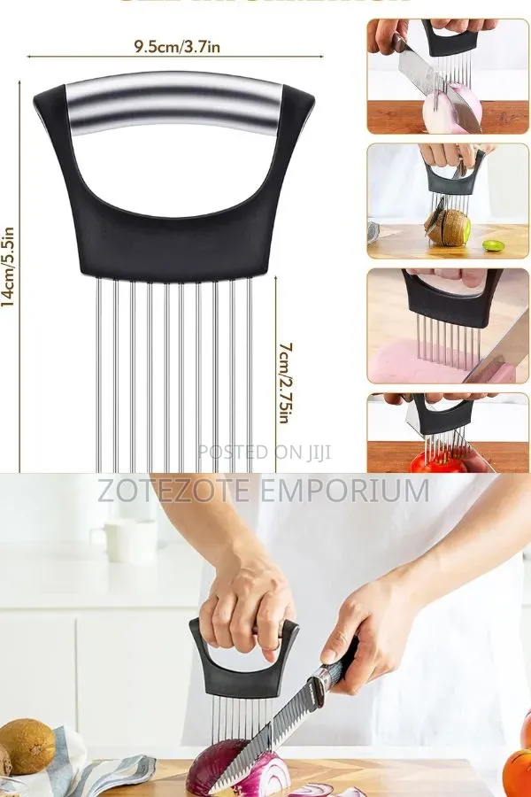 Stainless Steel Onion Slicer - 1