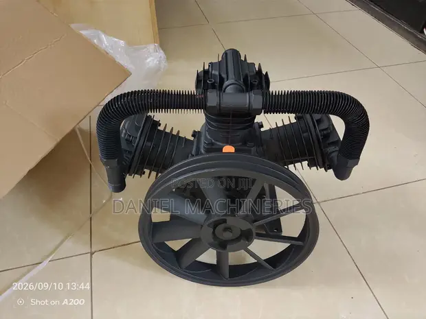 Cast Iron Compressor Head WY3090 90mm 3-Piston - 1
