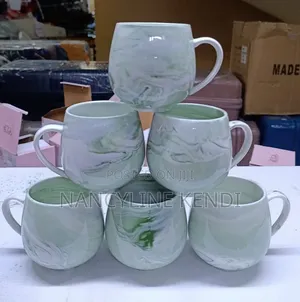 6 Pcs Pot Style Mugs (470ml)