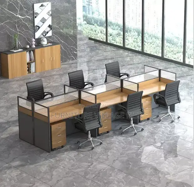 6-Way Modular Office Workstation - 1
