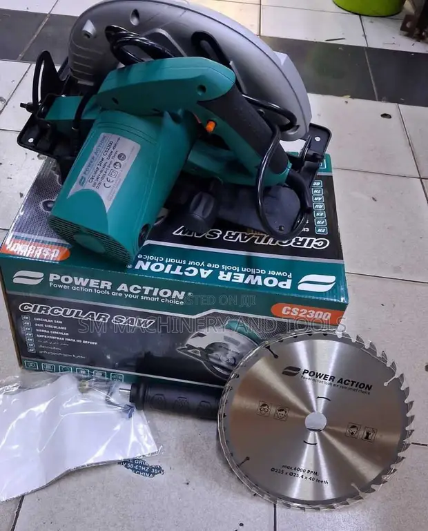 Power Action 9" 2300W Circular Saw - 1