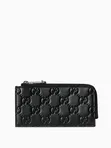 Kifuko cha Ufunguo cha Ngozi laini chenye GG Monogram - 1