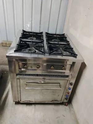 Stainless Steel Commercial Combined Cooker with Electric Oven
