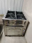 Stainless Steel Commercial Combined Cooker with Electric Oven - 1