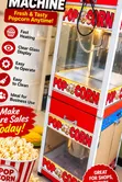 2-in-1 Popcorn Machine with Storage Cabinet - 2