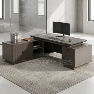 2400mm L-Shaped Office Desk - Brand New