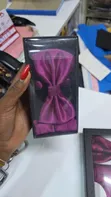 Set ya Bow Tie ya Zambarau na Cufflinks na Pocket Square - 1