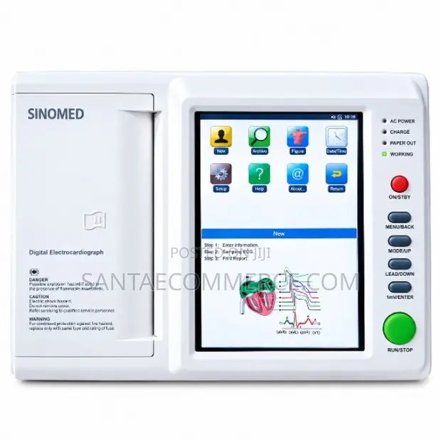 SINOMED Mashine ya Electrocardiograph (ECG/EKG) ya Kidijitali - 1