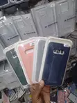4 Soft-Touch Silicone Cases for Samsung Galaxy S10e with Kickstand - 1