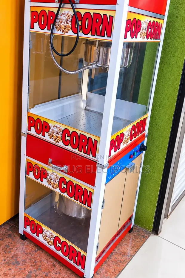 Commercial Popcorn Machine With Display - 1