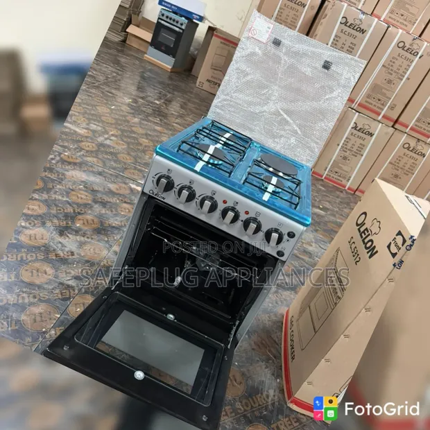 Olelon 3 Gas + 1 Electric Free-Standing Cooker - 1