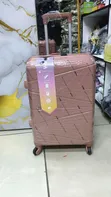 Rose Gold 25'' Medium Rubber Suitcase - 2