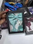 Set ya Bowtie 4 kwa 1 Rangi ya Mint Green - 1