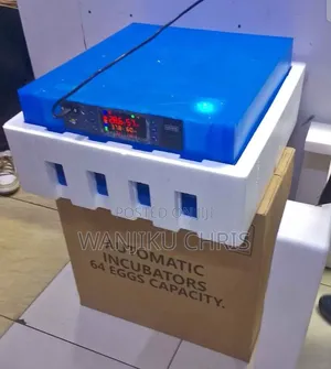 Fully Automatic AC/DC 64 Egg Incubator
