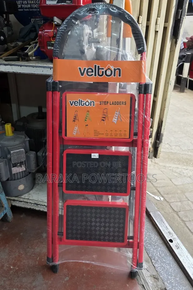 Velton Aluminium Step Ladder, 3-Step (VRL3) - 1