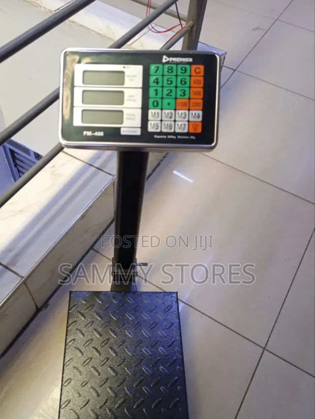 Premier PM-406 200KG Digital Platform Scale na Kikokotoo cha Bei - 1
