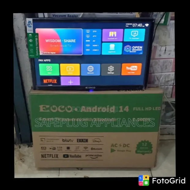 Ecco 26" AC/DC Smart Android Digital TV - 1