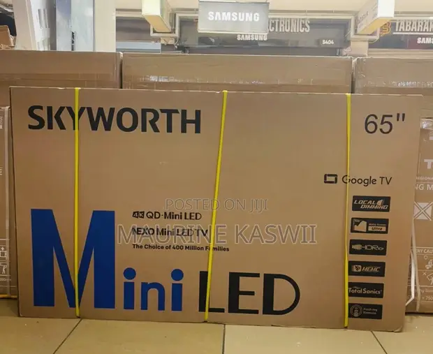 Skyworth 65" Miniled Google Frameless TV - 1