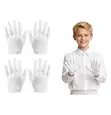 White Cotton Gloves for Children - Eczema, Ceremonies - 3