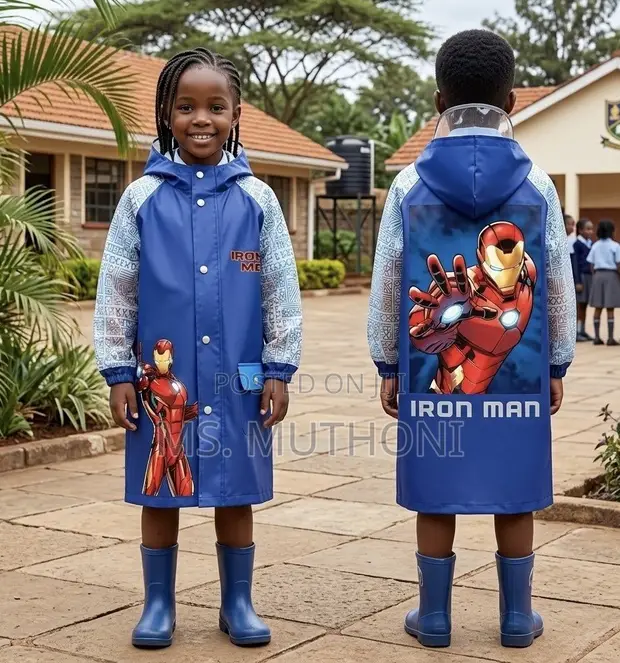 Stark Shield Kids Rain Poncho - 1